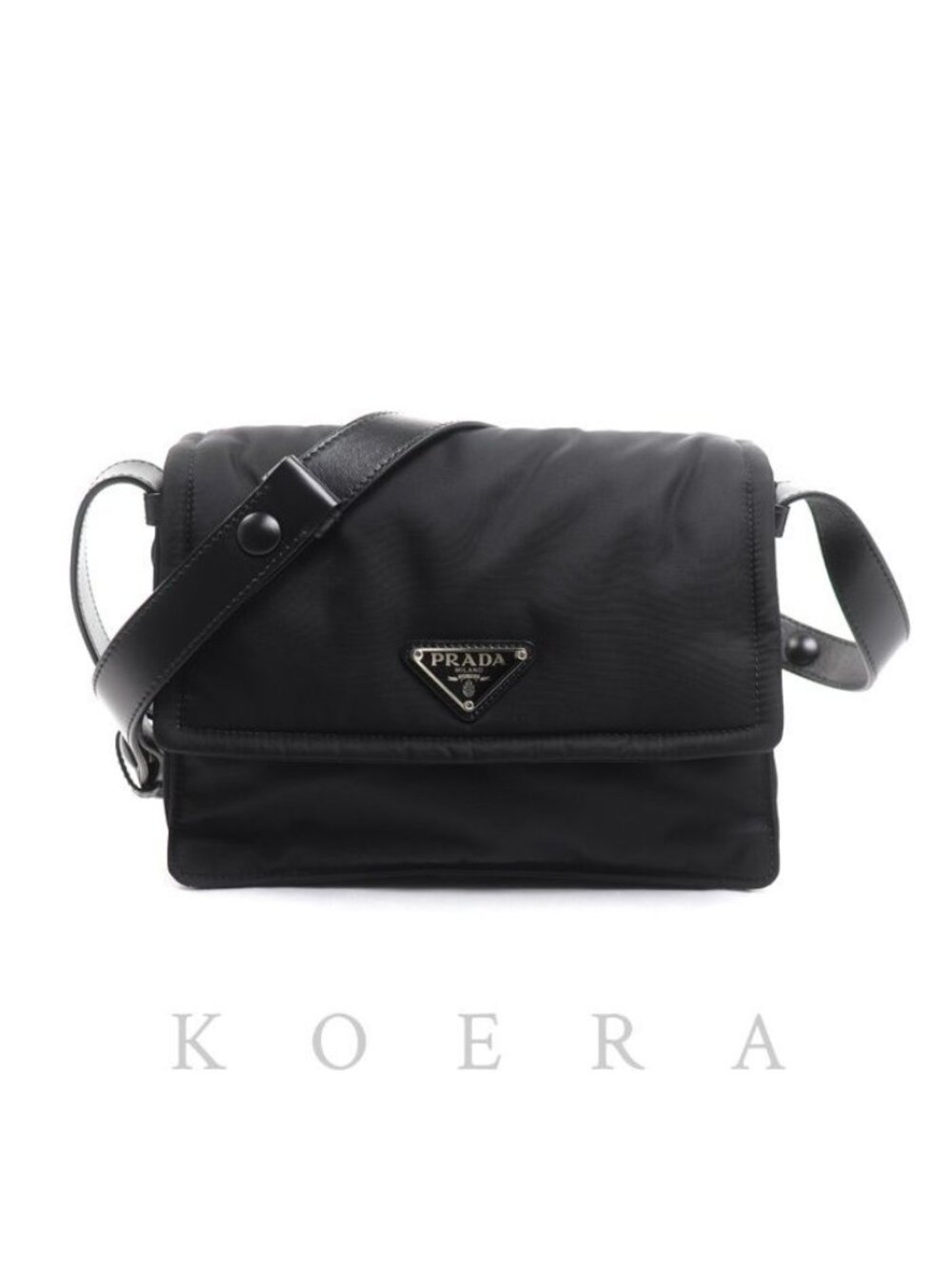 Prada Re-Nylon Shoulder Bag Black